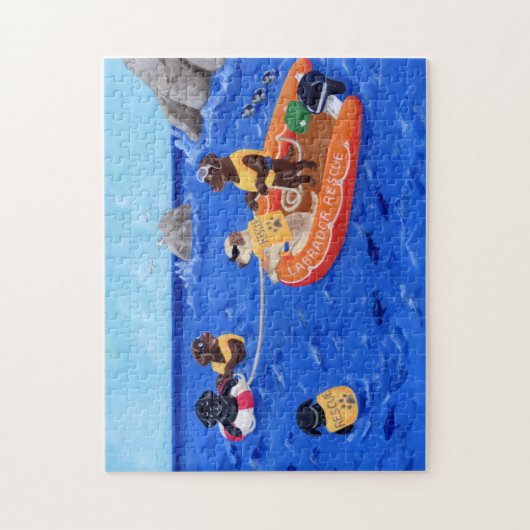 Labrador Rescue Team Legpuzzel (Verticaal)