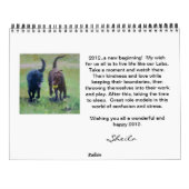 Labrador Retriever 2012 Art Calendar Kalender (Achterkant)