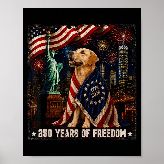 Labrador Retriever 250 Jaar Van Dom 250ste Poster (Voorkant)
