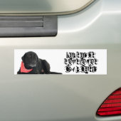 Labrador Retriever aan boord Bumpersticker (Op auto)