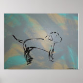 Labrador Retriever Abstract Poster (Voorkant)