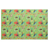 Labrador Retriever Agility Cartoon Stof (Fat Quarter)