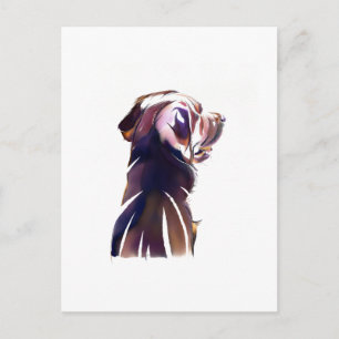 Labrador Retriever Ansichtkaart – Cadeau voor hond Briefkaart