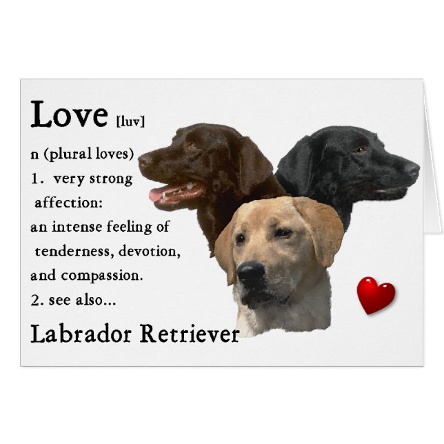 Labrador Retriever Art Gifts (Voorkant Horizontaal)