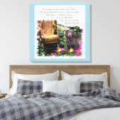 Labrador Retriever Art Gifts Canvas Afdruk (Insitu (Slaapkamer))