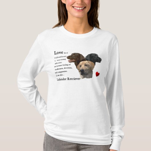 Labrador Retriever Art Gifts T-shirt (Voorkant)