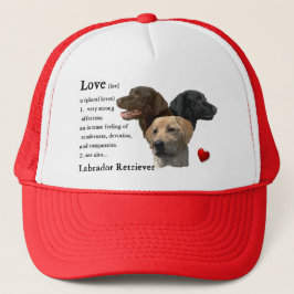 Labrador Retriever Art Gifts Trucker Pet