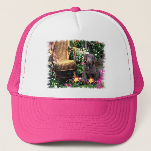 Labrador Retriever Art Gifts Trucker Pet (Voorkant)