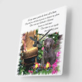 Labrador Retriever Art Gifts Vierkante Klok (Hoek)