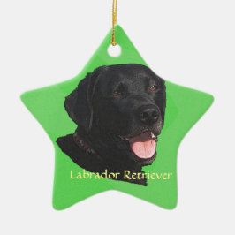 Labrador Retriever Art Keramisch Ornament