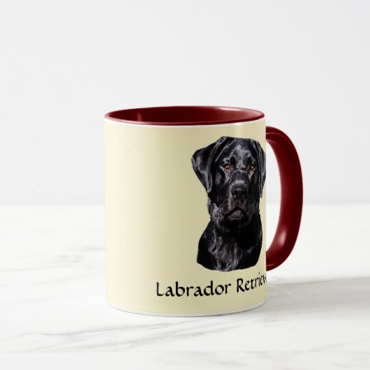 Labrador Retriever Art Mok (Voorkant rechts)