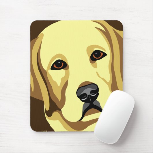 Labrador Retriever Art Muismat (Met muis)
