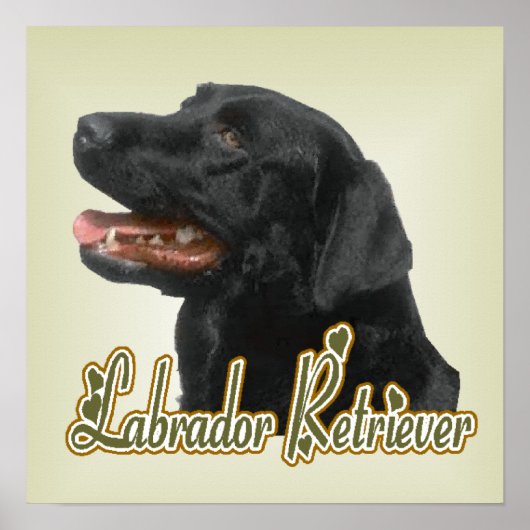 Labrador Retriever Art Print (Voorkant)