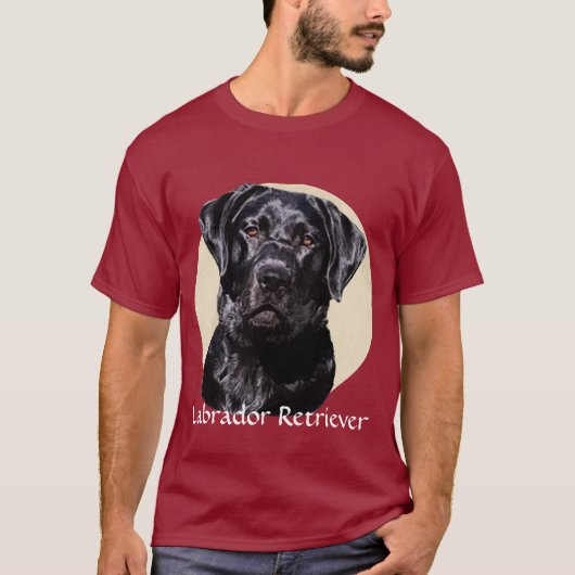 Labrador Retriever Art T-shirt (Voorkant)