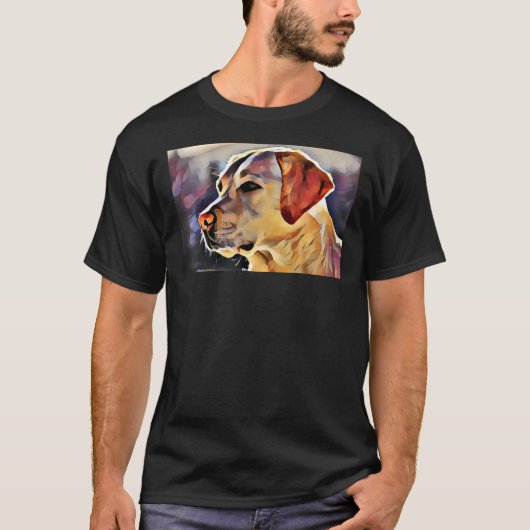 Labrador Retriever Art T-shirt (Voorkant)