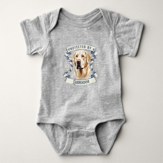 Labrador Retriever Baby Body Suit Romper (Voorkant)