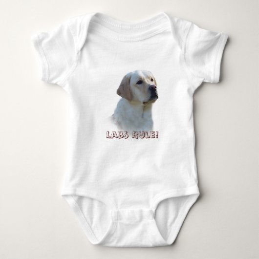 Labrador Retriever Baby Creeper Romper (Voorkant)