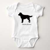 Labrador Retriever Baby Creeper Romper (Voorkant)