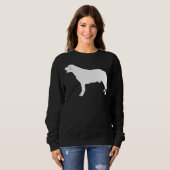 Labrador Retriever Baseball ¾ Sleeve Trui (Voorkant volledig)