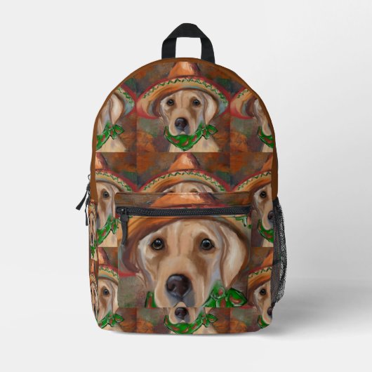 LABRADOR RETRIEVER BEDRUKTE RUGZAK (Voorkant)