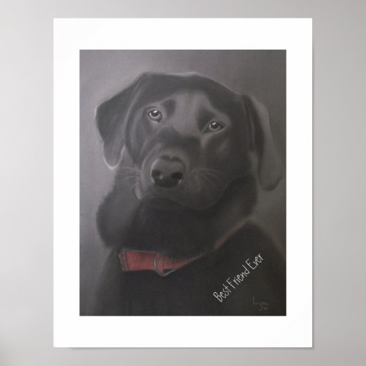Labrador Retriever Best Friend Ever Poster (Voorkant)