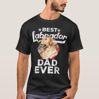labrador retriever beste labrador papa ooit t-shirt