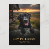 Labrador Retriever Beterschap Ansichtkaart Briefkaart (Voorkant)