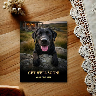 Labrador Retriever Beterschap Ansichtkaart Briefkaart