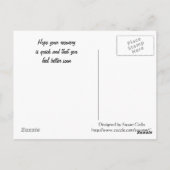 Labrador Retriever Beterschap Ansichtkaart Briefkaart (Achterkant)