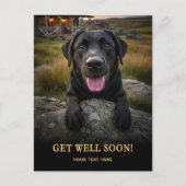 Labrador Retriever Beterschap Ansichtkaart Briefkaart (Voorkant)