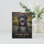 Labrador Retriever Beterschap Ansichtkaart Briefkaart (Staand voorkant)