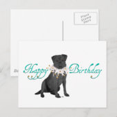 Labrador Retriever Birthday Greetings Briefkaart (Voorkant / Achterkant)