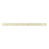 Labrador Retriever Birthday Satin Ribbon in Yellow Satijnen Lint (Voorkant)