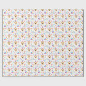 Labrador Retriever Birthday Wrapping Paper Cadeaupapier (Vlak)