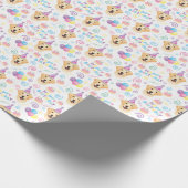 Labrador Retriever Birthday Wrapping Paper Cadeaupapier (Hoek)
