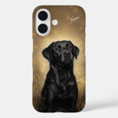 Labrador Retriever Black Lab gepersonaliseerd Case-Mate iPhone Case (Achterkant)
