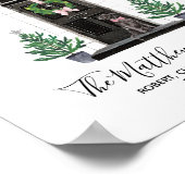 Labrador Retriever Black Lab Home voor de Feestdag Poster (Hoek)