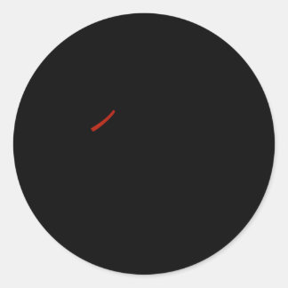 Labrador Retriever Black Lab Ronde Sticker