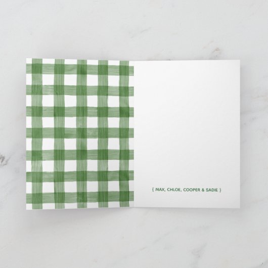 Labrador Retriever Black Lab Vakantie Groeten Kaar Feestdagen Kaart (Binnen)