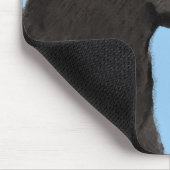 Labrador Retriever Black Painting Original Dog Art Muismat (Hoek)