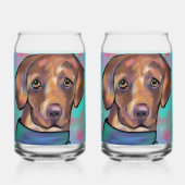 LABRADOR RETRIEVER BLIKVORM GLAS (Voorkant)