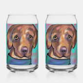 LABRADOR RETRIEVER BLIKVORM GLAS (Achterkant)