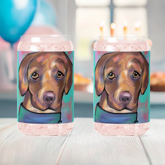 LABRADOR RETRIEVER BLIKVORM GLAS (Insitu (Baby Shower))
