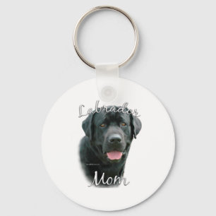 Labrador Retriever (blk) mam 2 Sleutelhanger