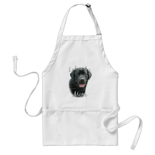 Labrador Retriever (blk) mam 2 Standaard Schort (Voorkant)