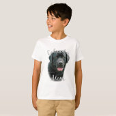 Labrador Retriever (blk) mam 2 T-shirt (Voorkant volledig)