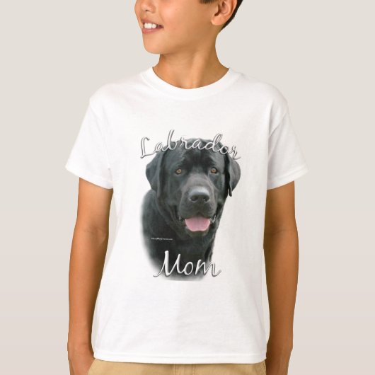 Labrador Retriever (blk) mam 2 T-shirt (Voorkant)