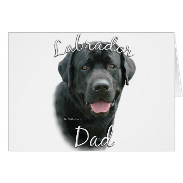 Labrador Retriever (blk) Papa 2 (Voorkant Horizontaal)