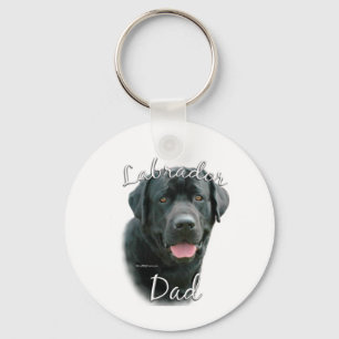 Labrador Retriever (blk) Papa 2 Sleutelhanger