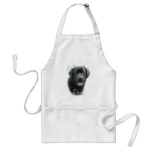 Labrador Retriever (blk) Papa 2 Standaard Schort